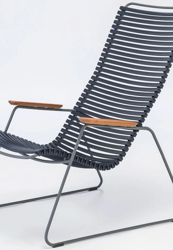 Exklusiv solstol i aluminium från Houe.