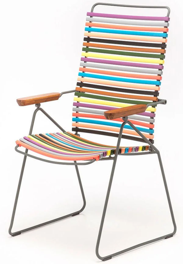 Riktigt fin solstol i aluminium från Houe.