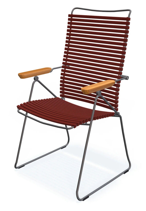 Riktigt fin aluminiumkarmstol 2024 från Houe.