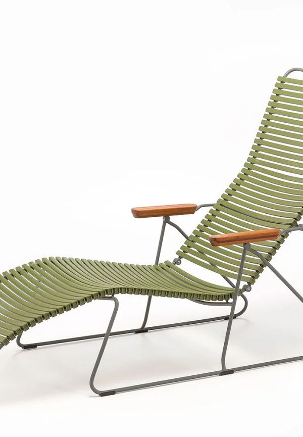 Elegant däckstol i aluminium från Houe.