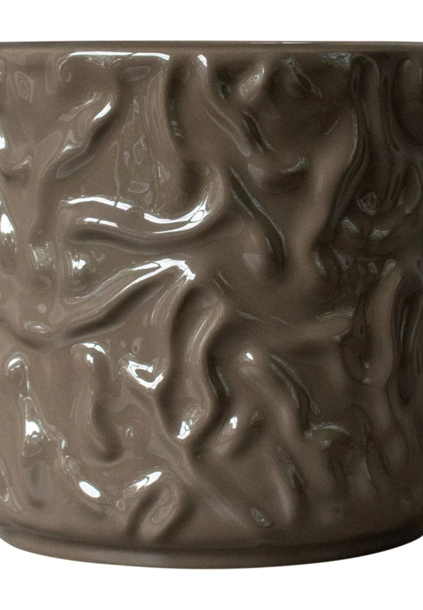 Fantastiskt fin kruka i brunt från DBKD.