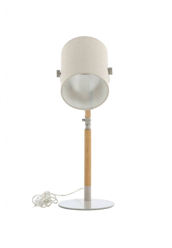 Modern lampa i linne från Venture Home.