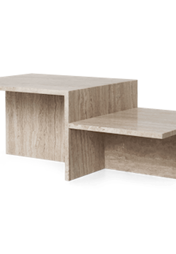 Stilriktig bord i beiget från FERM LIVING.