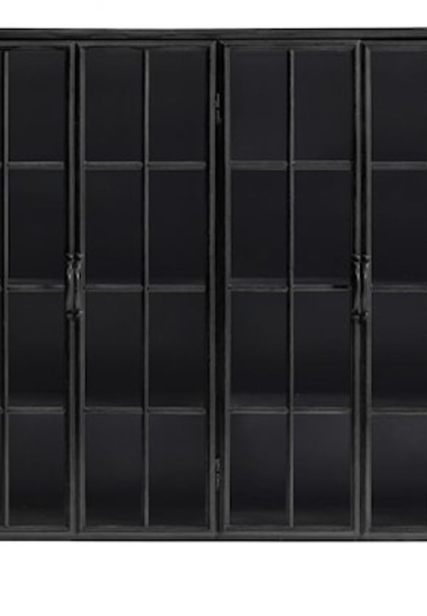 Cool svart skåp i järn från Nordal.