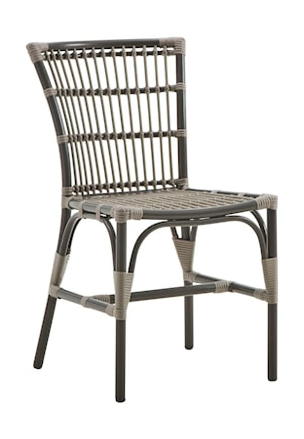 Brun Sika Design-aluminiumstol i elegant modell.