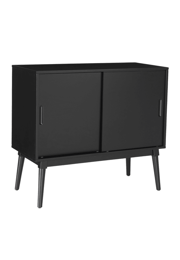 Supersnygg skjutdörr i svart från Ellos.