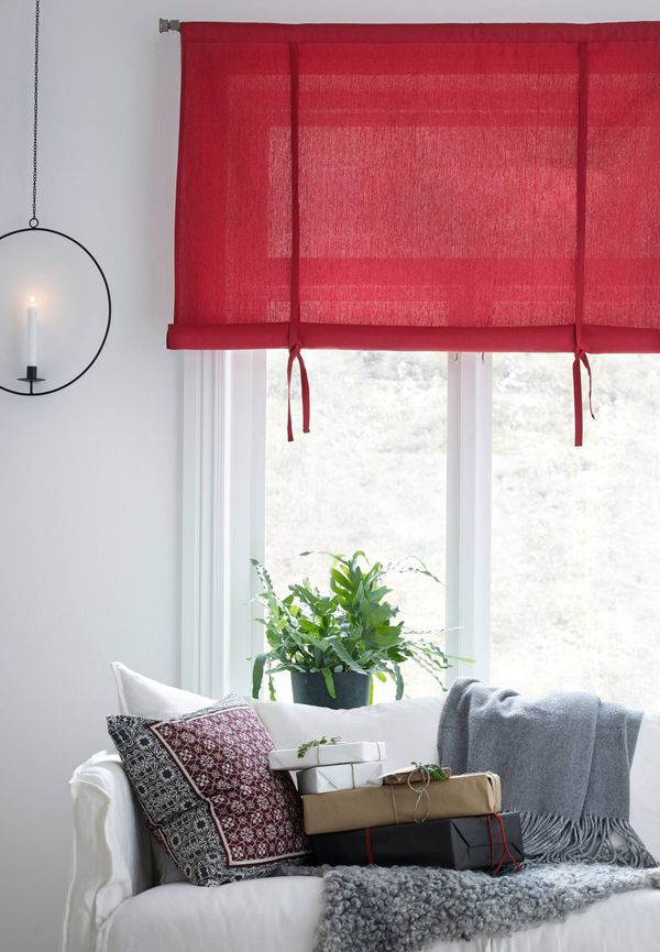 Superfin gardin i bomull från Ellos.