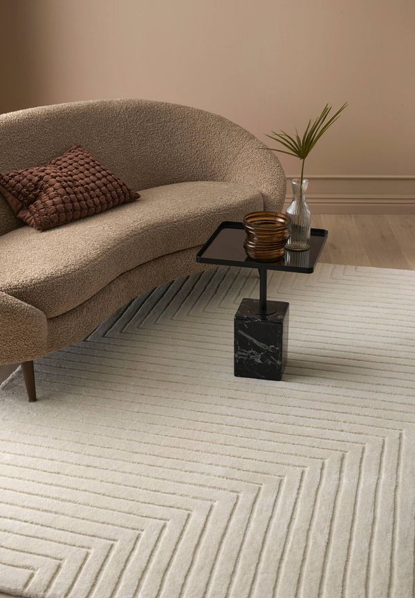 Vit Ellos-halkskyddsmatta i supersnygg modell.