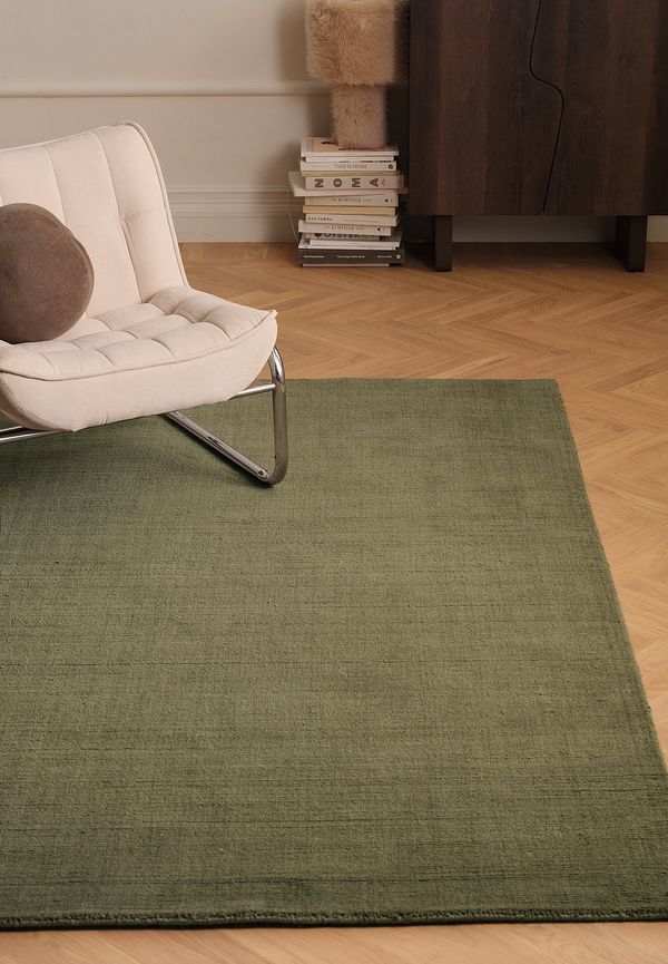 Grön Ellos Home-halkskyddsmatta i otroligt snygg modell.