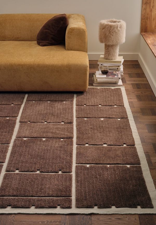 Söt brun matta 2025 från Ellos Home.