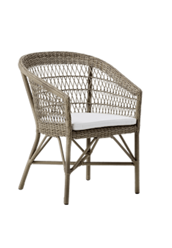 Klassisk utemöbel i brunt från Sika Design.