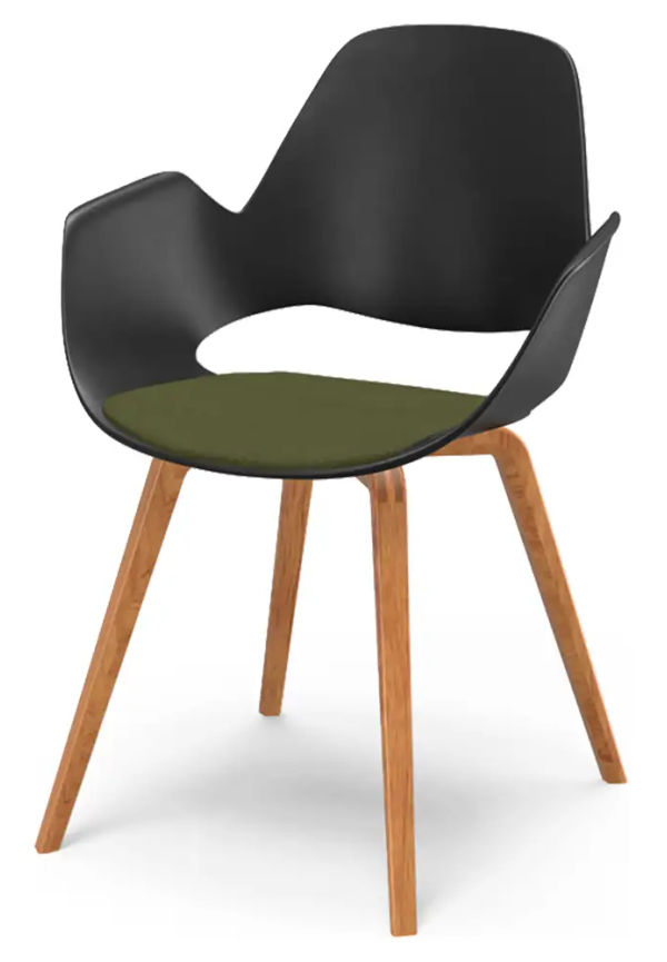 Svart Houe-ekstol i stilriktig modell.