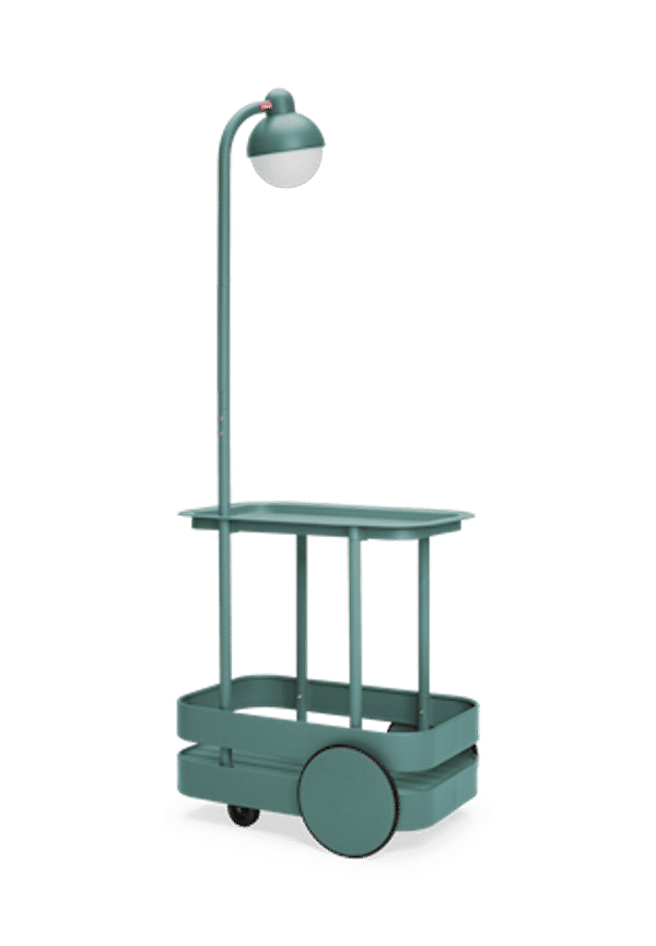 Trendig aluminiumbord i grönt från Fatboy.