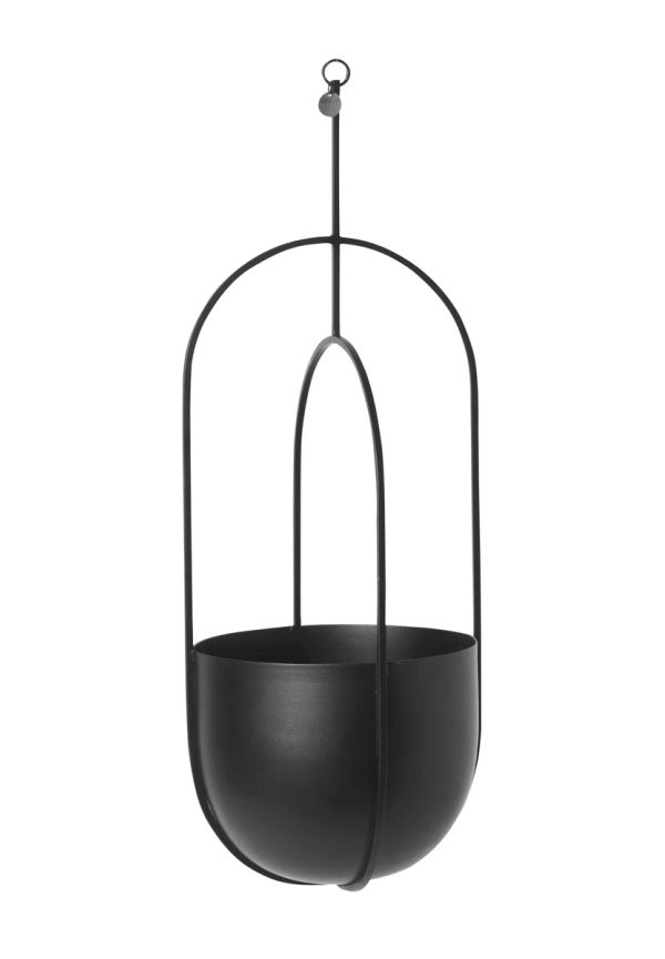 Cool svart kruka 2025 från FERM LIVING.