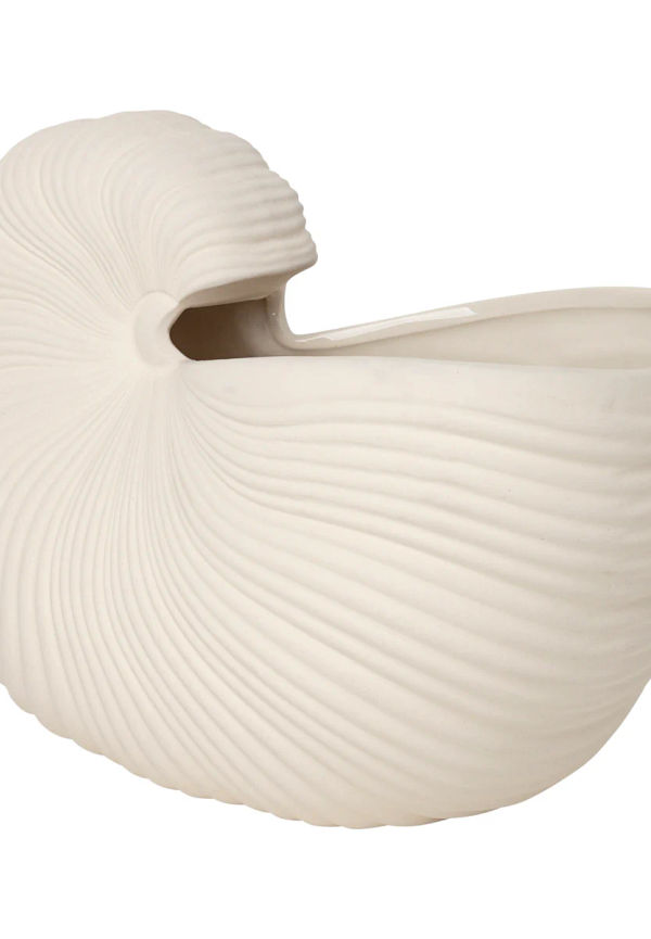 Moderiktig vit kruka 2025 från FERM LIVING.