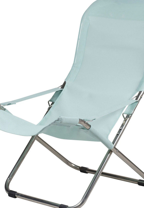 Komfortabel solsäng i aluminium från Fiam.