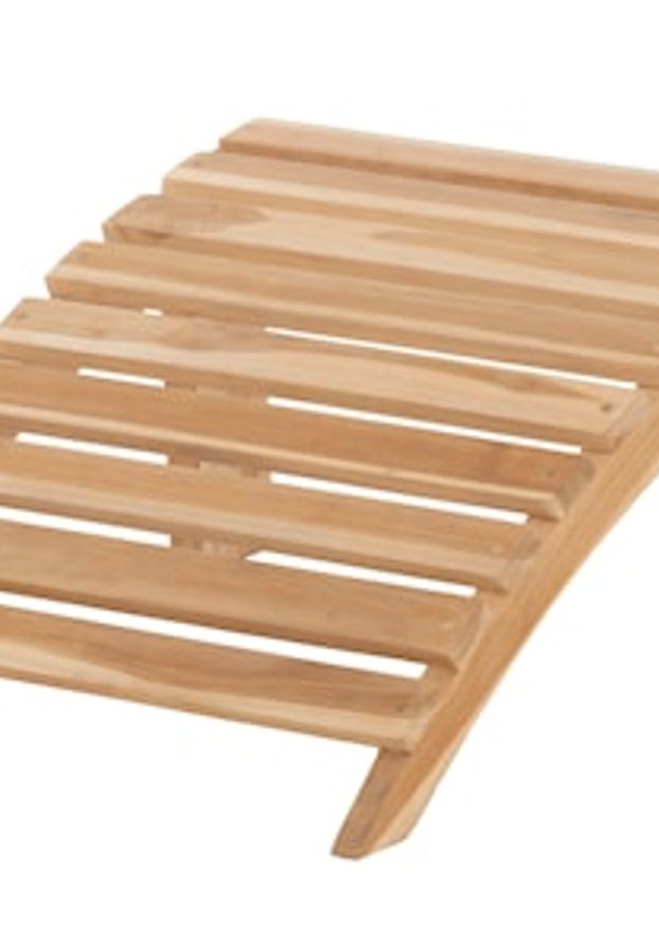 Modern brun fåtölj i teak från 4Living.