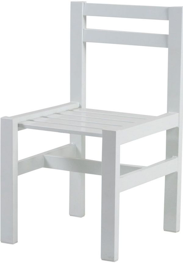 Klassisk matstol i aluminium från Fri Form.