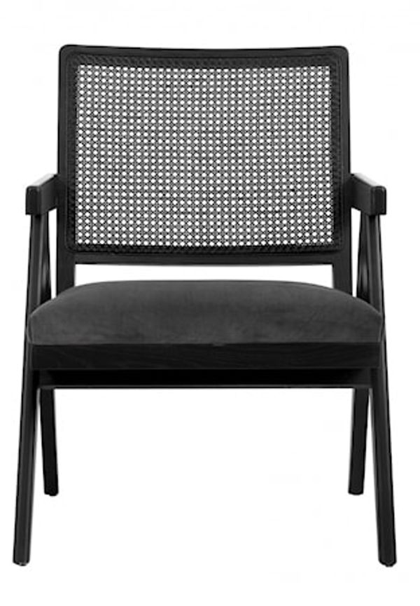 Söt svart fåtölj 2025 från Nordal.