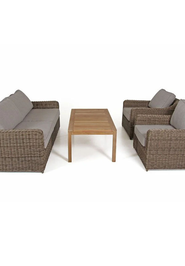 Otroligt fin soffgrupp i teak från Brafab.