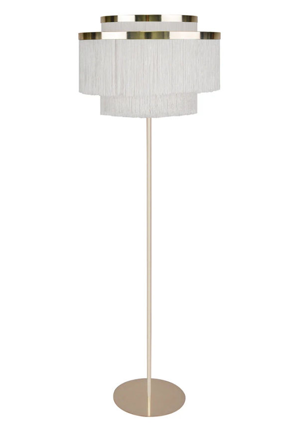 Skön vit golvlampa 2025 från Globen Lighting.