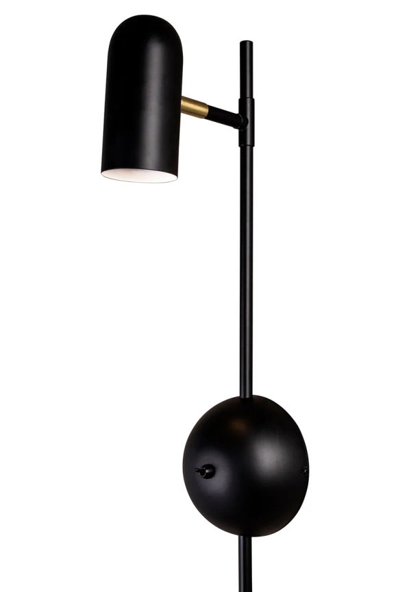 Exklusiv svart vägglampa 2025 från Globen Lighting.