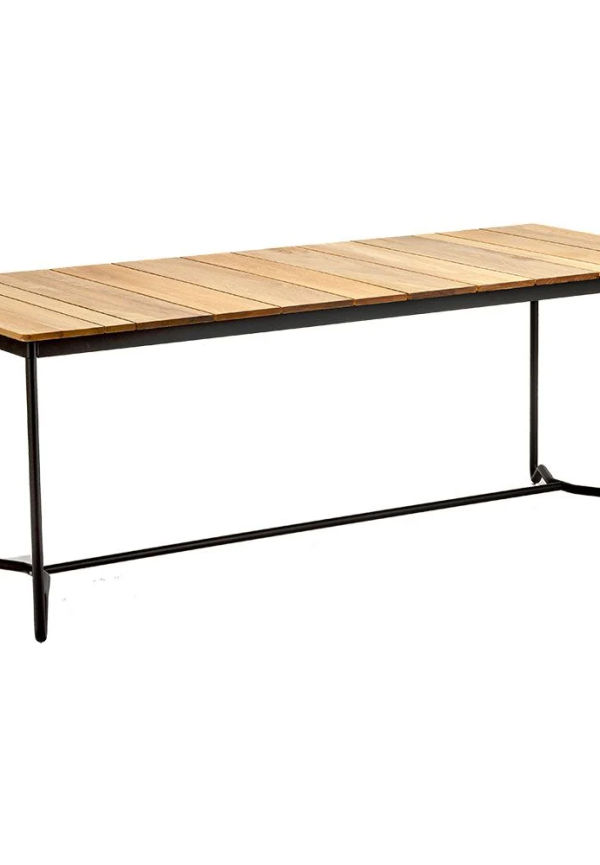 Ikonisk svart matstol i teak från Skargaarden.