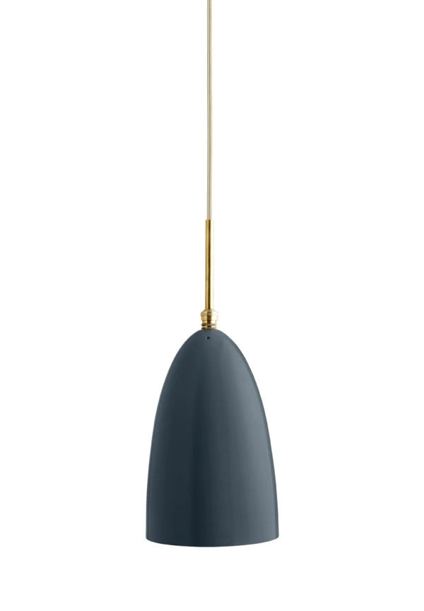 Vacker blå lampa 2025 från Gubi.
