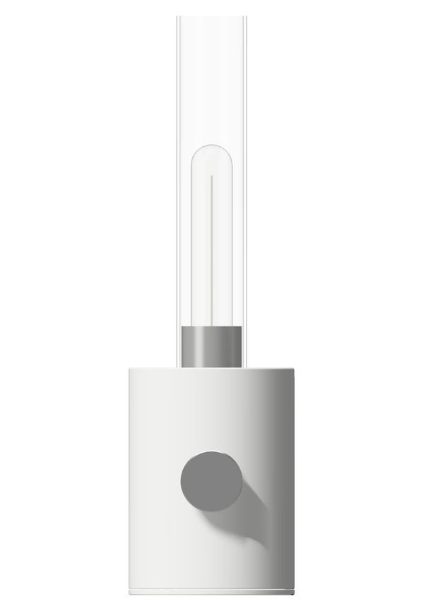 Riktigt fin lampa i vitt från Herstal.