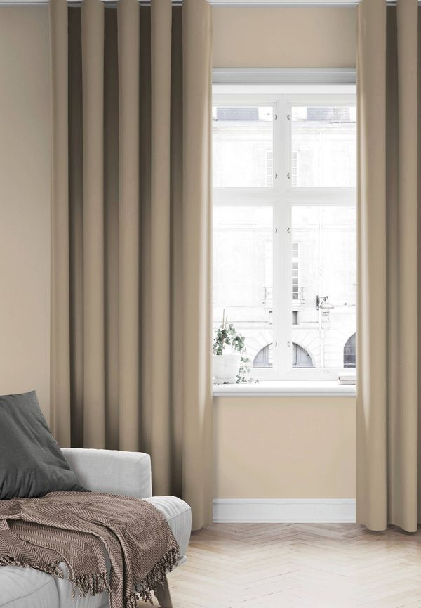 Beige gardin som passar perfekt till hösten 2025!