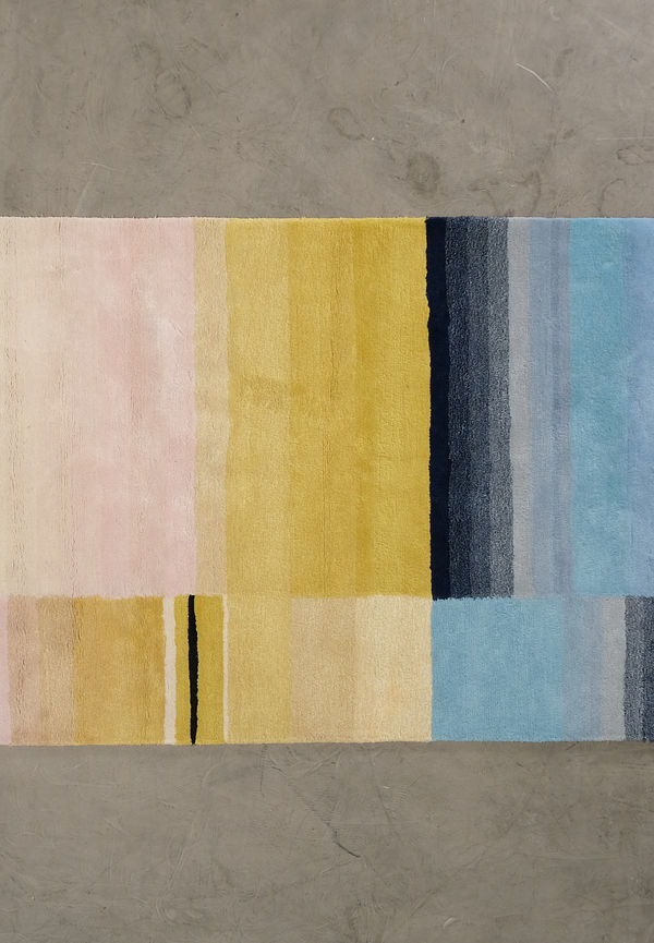 Otroligt fin flerfärgad ullmatta 2025 från HAY.