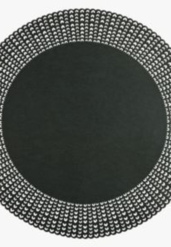 Mörkgrön hemtex-julgransmatta i fin modell.