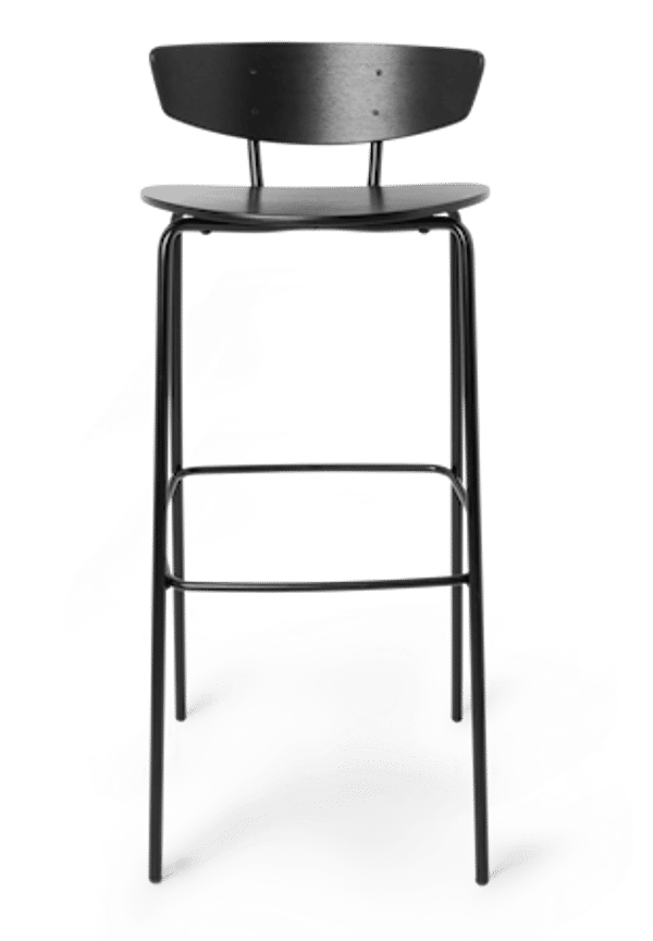 Svart FERM LIVING-stol i superfin modell.