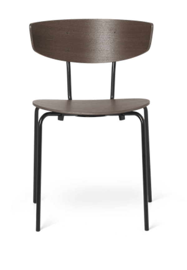 Exklusiv brun stol i ek från FERM LIVING.