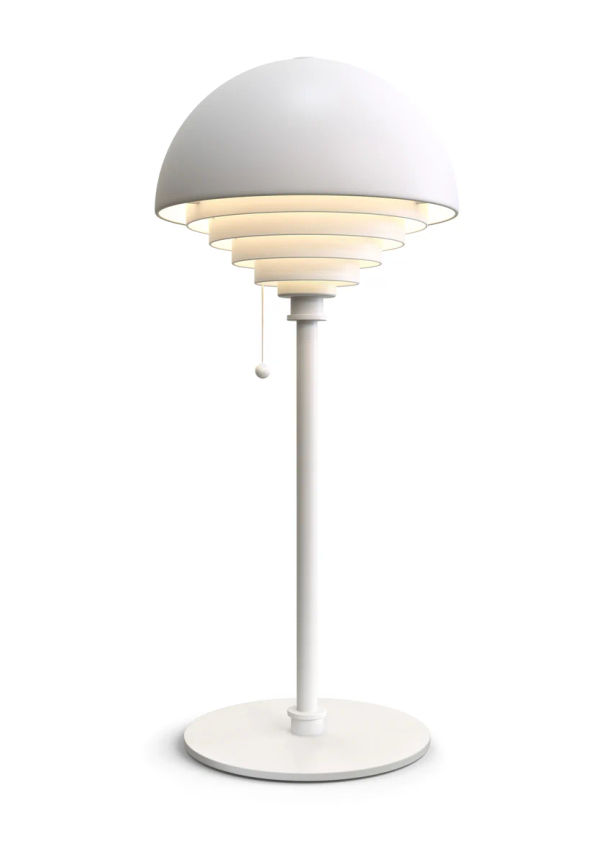 Elegant lampa i vitt från Herstal.