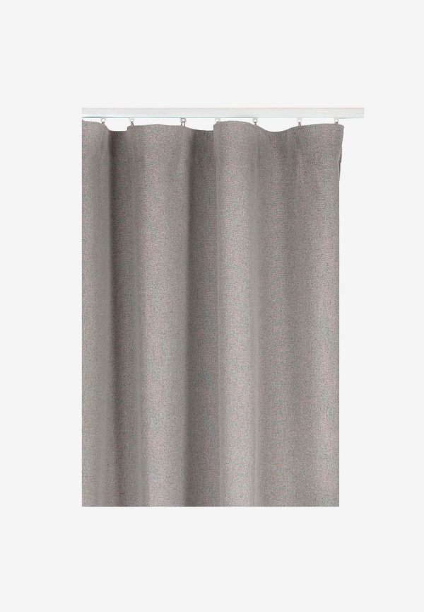 Härlig mörkläggningsgardin i grått från Himla.