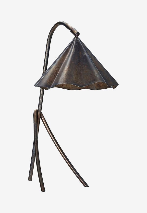 Brun House Doctor-skrivbordslampa i snygg modell.