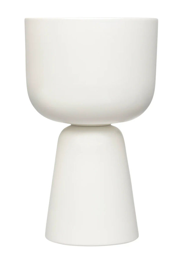 Trendig vit kruka 2025 från Iittala.