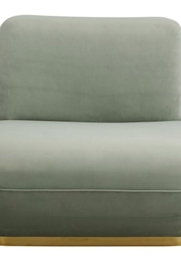 Smickrande grön fåtölj 2025 från Nordal.