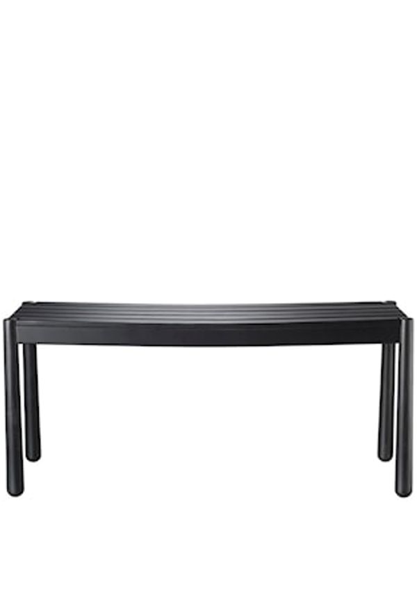 Ikonisk svart stol i ek från FDB Møbler.