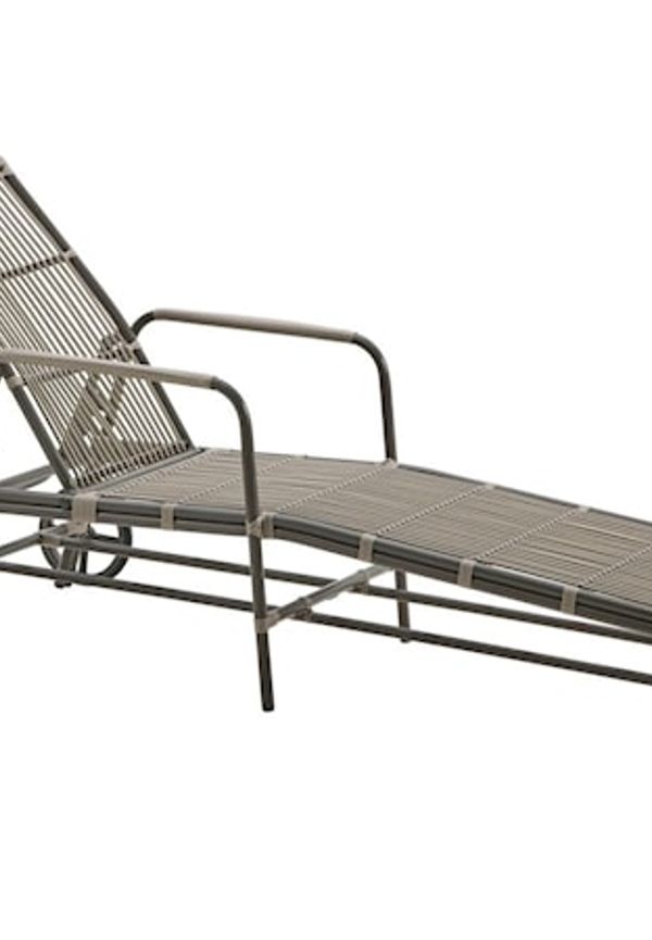 Brun Sika Design-aluminiumutemöbel i stilriktig modell.