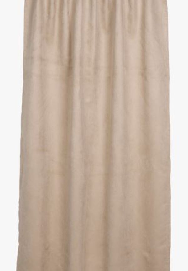 Fantastiskt snygg beige gardin 2025 från hemtex.
