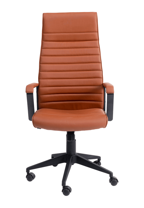 Riktigt trendig kontorsstol i ljusbrunt från KARE Design.