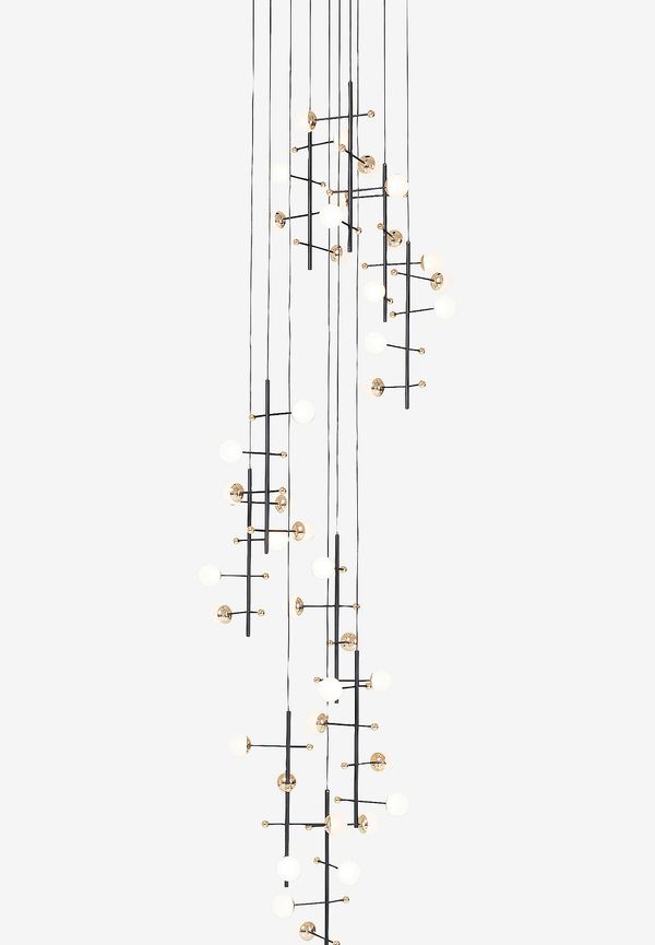 Snygg pendellampa i svart från KARE Design.