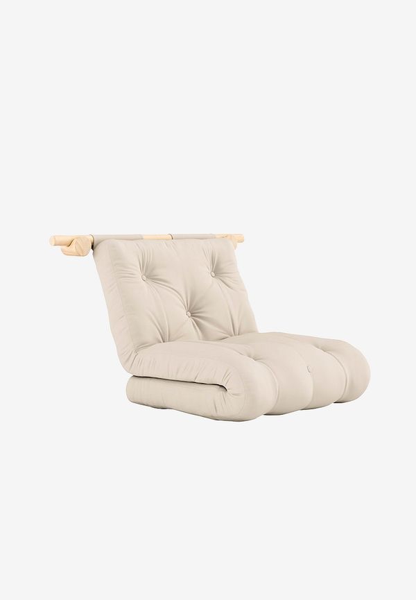 Beige Karup Design-bäddsoffa i fin modell.