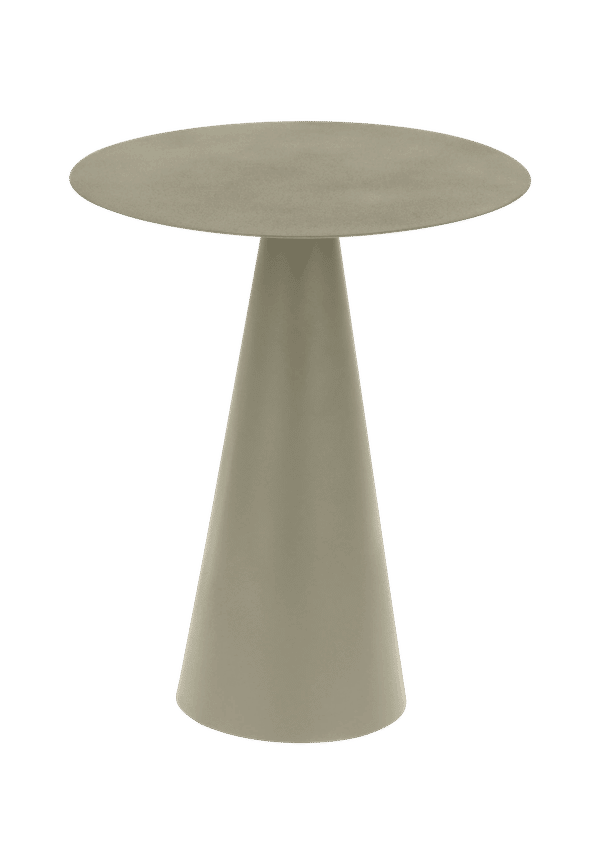 Riktigt snygg småbord i mörkgrönt från Kave Home.