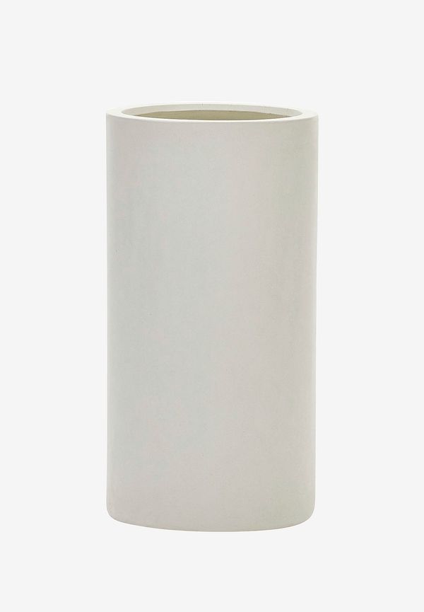 Stilren vit kruka 2025 från Kave Home.