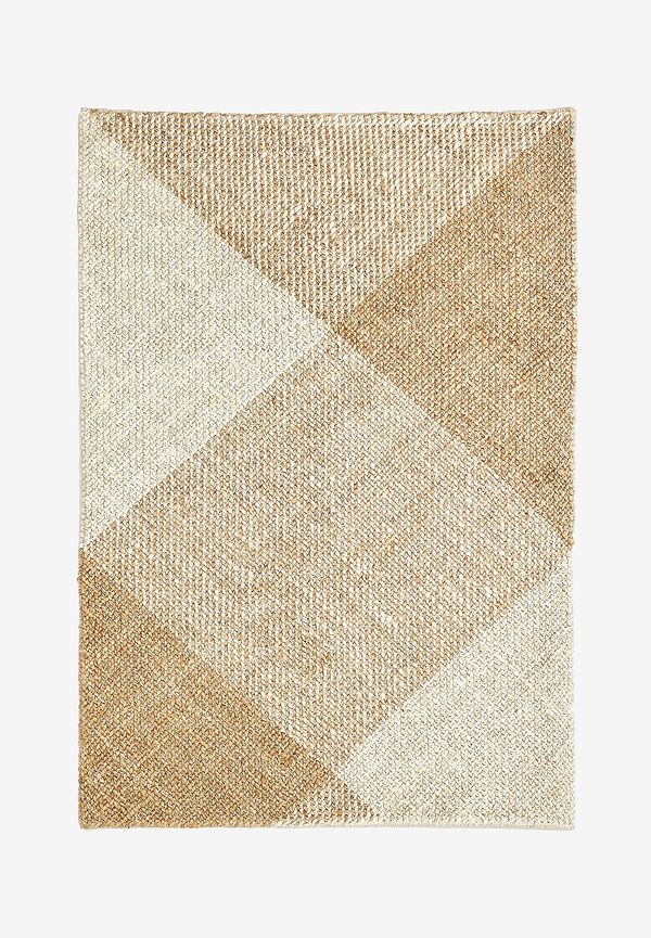 Brun Kave Home-bomullsmatta i jättefin modell.