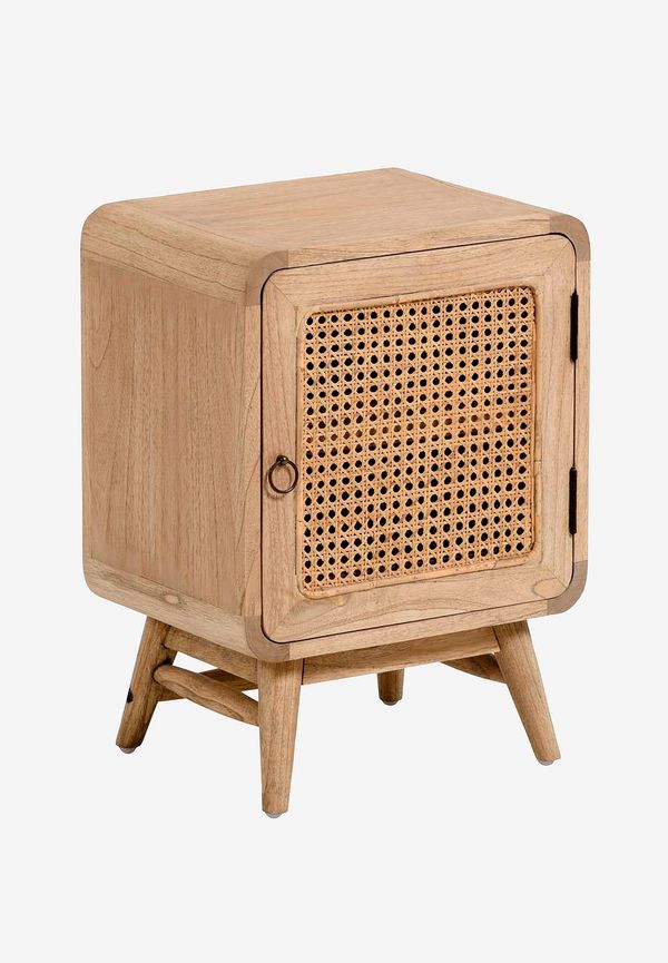 Stilriktig sängbord i flerfärgat från Kave Home.