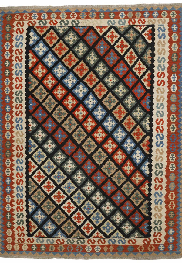 Flerfärgad ullmatta som passar perfekt till våren 2025!